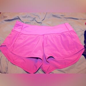 Magenta Purple Low-Rise Lined Shorts 2.5”